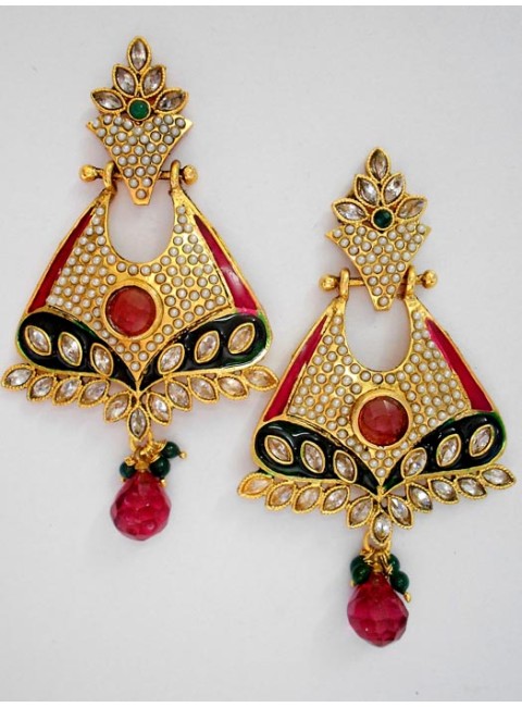 Polki Earrings